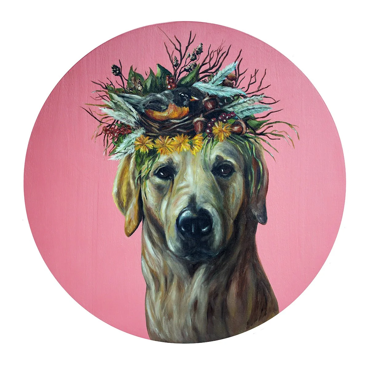 Magwitch - 24" Oil on wood