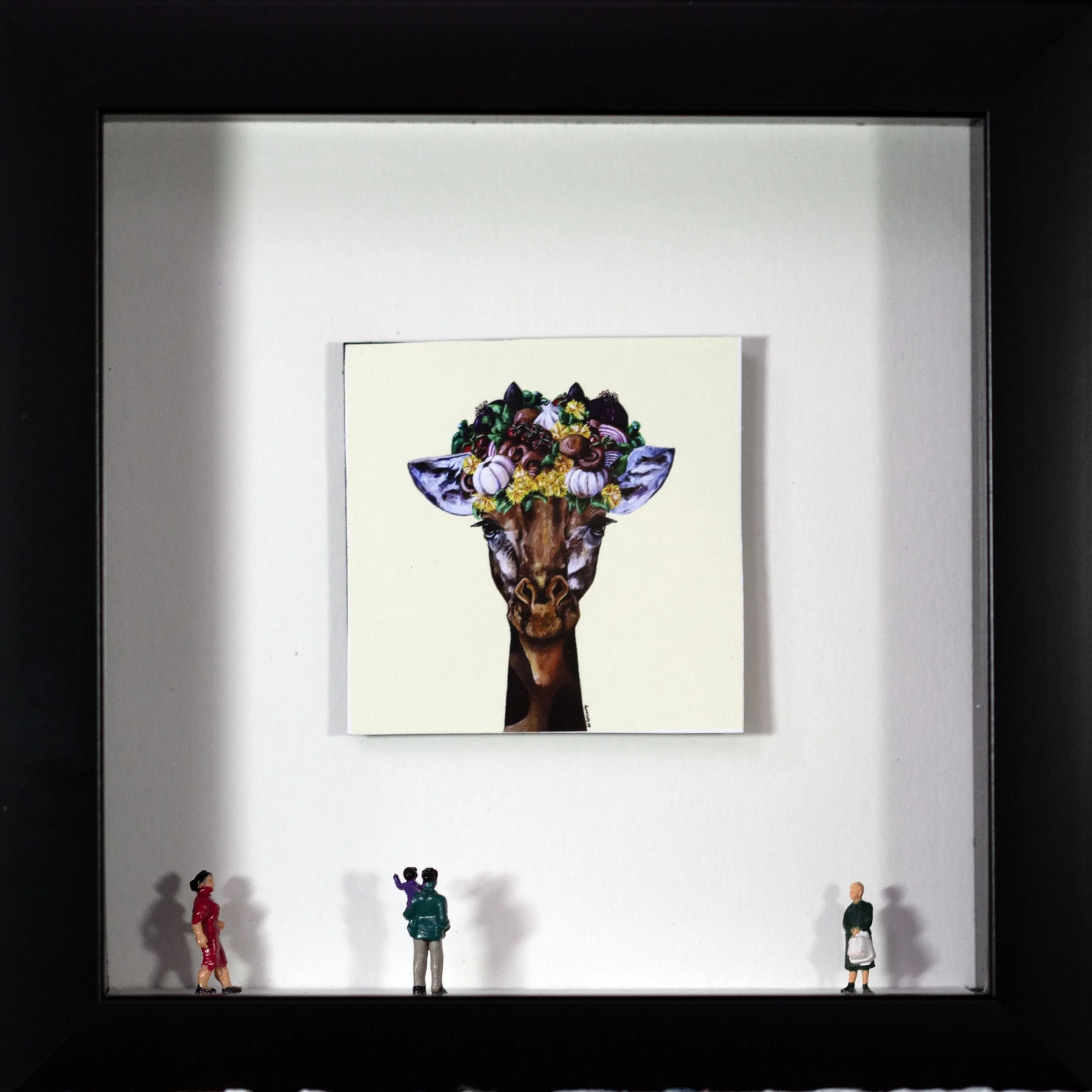 Veggie Head Giraffe Diorama