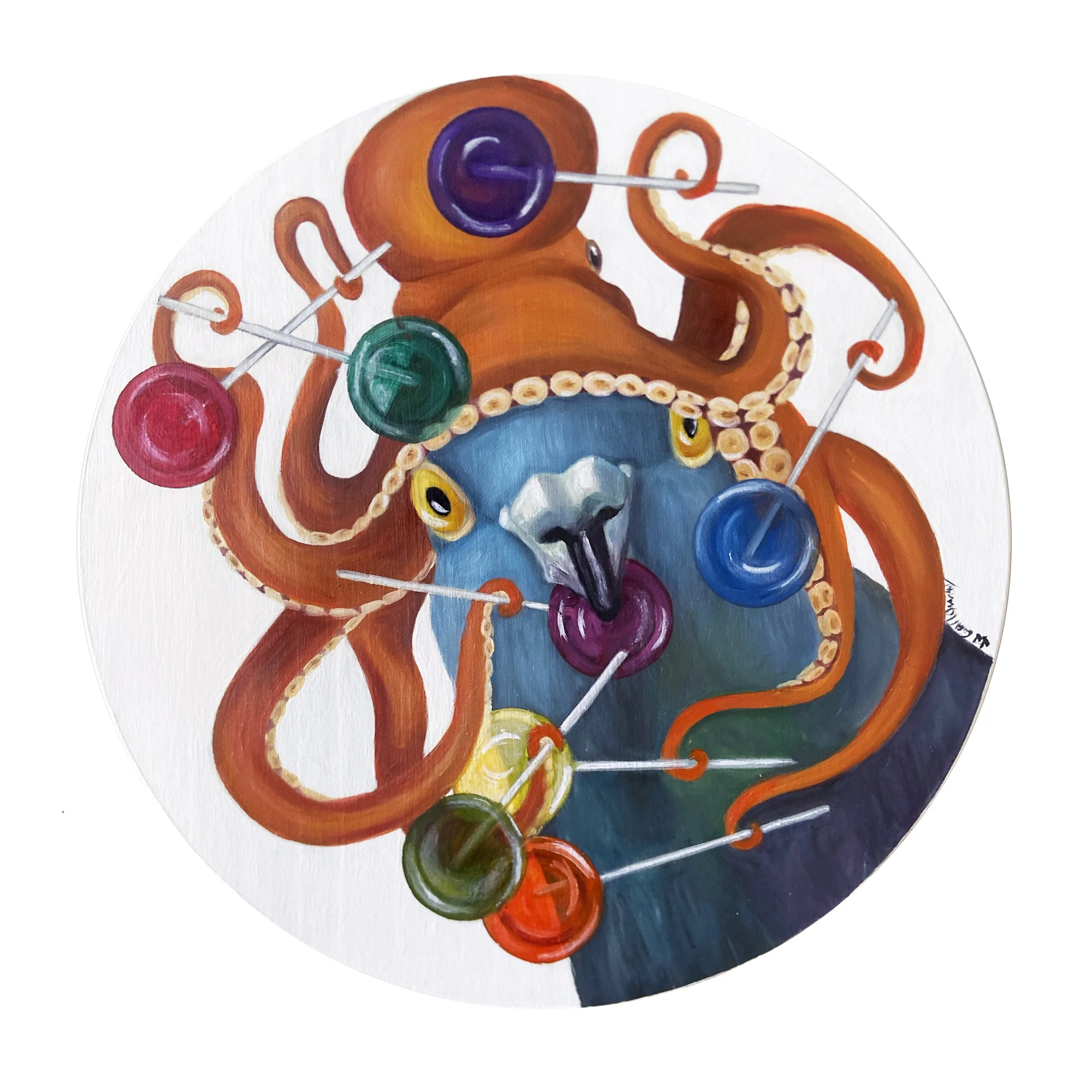 Eight Rainbow Lollis (Octo Cap)
