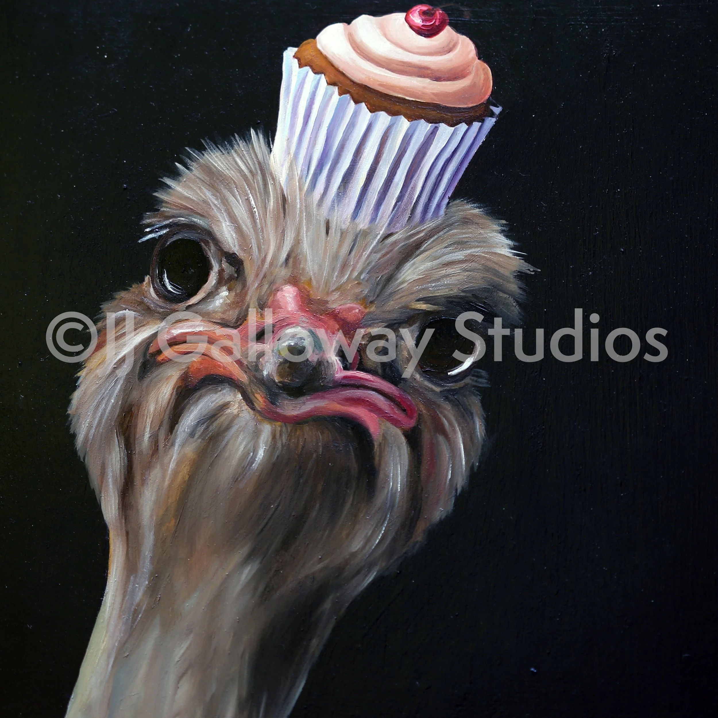 Cupcake Crown Ostrich