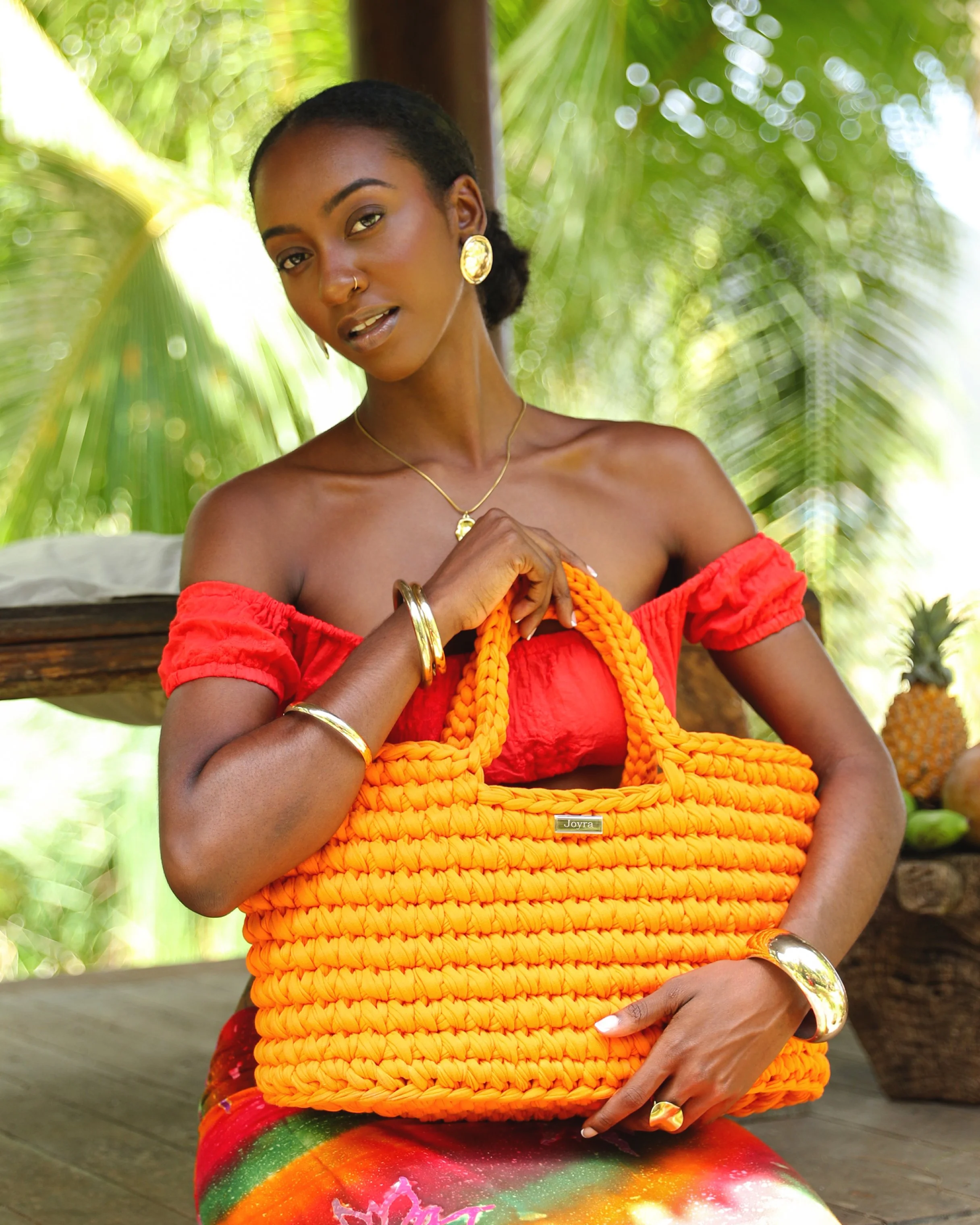 Sac de plage coloré femme fait main – Joy Playa Joyra