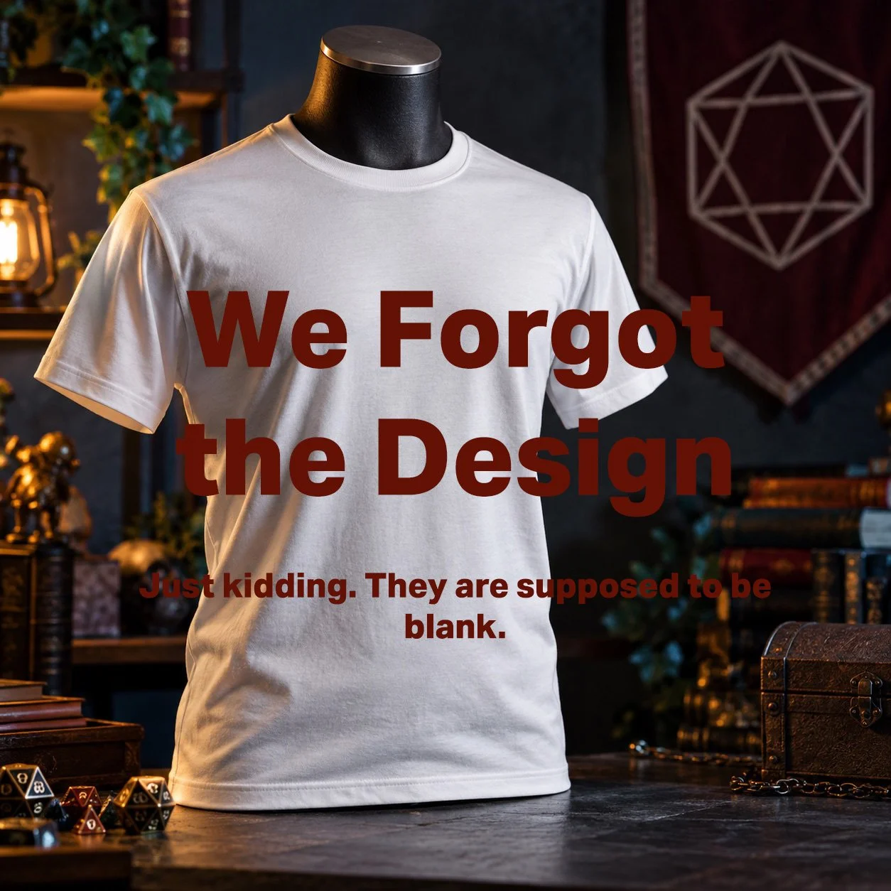 1-Shirt Pack - Blank (No Design)