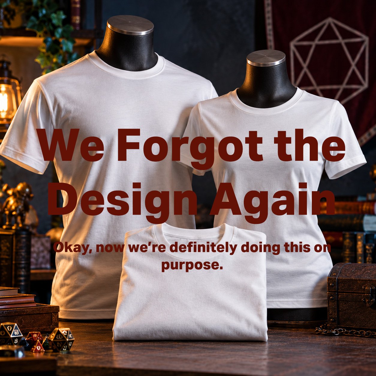 3-Shirt Pack - Blank (No Design)