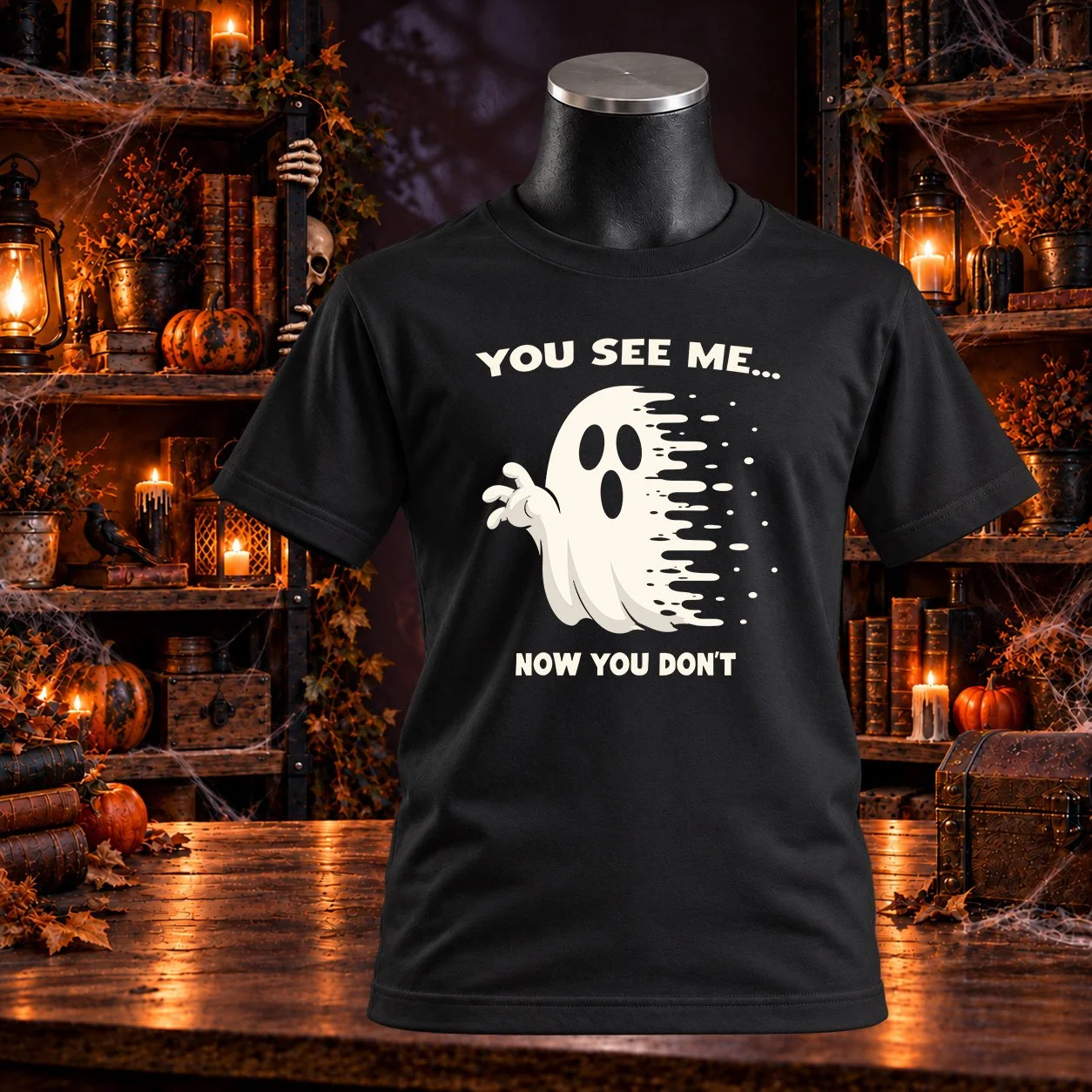 Halloween Room With One Peeking Skull-2.jpg