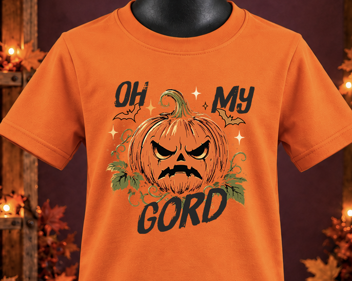 Oh My Gord – Kids Pumpkin T-Shirt