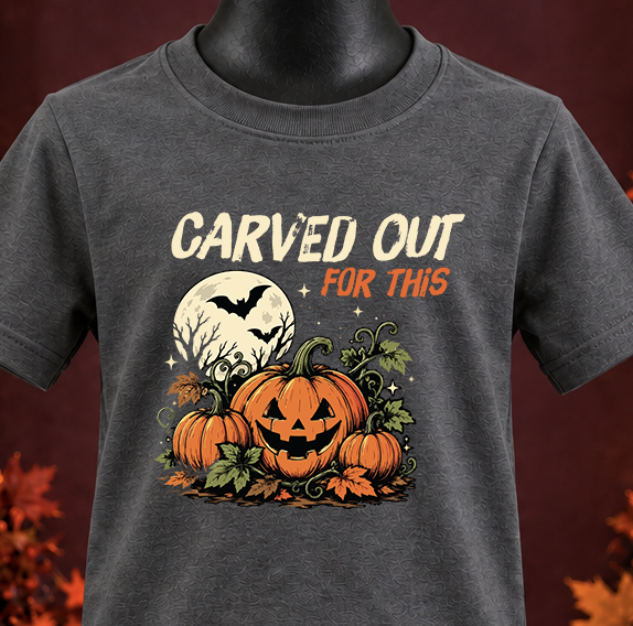 Carved Out For This – Kids Pumpkin T-Shirt