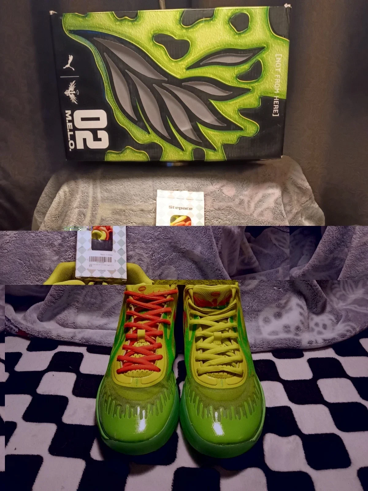Puma MB.02 x Slime Nickelodeon LaMelo Ball Green 377584-01 Men’s Size 9 OG Box