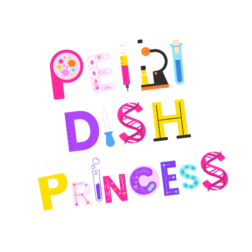Petri Dish Princess Book cover wording