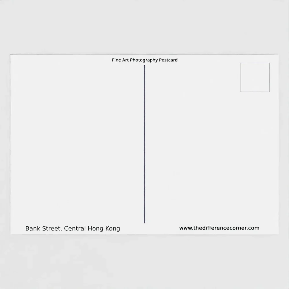 Bank Street, Central Hong Kong-6X4-10-pack-rear.webp