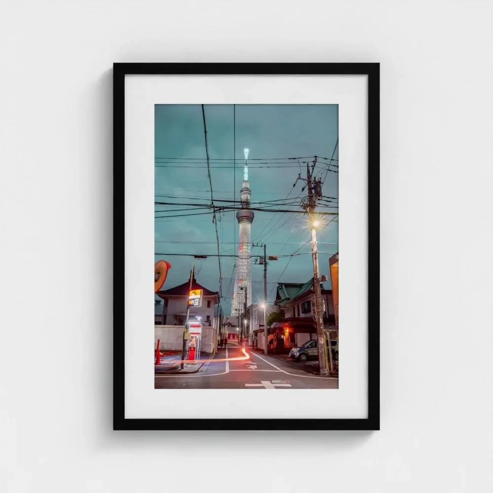 Skytree At Night, Asakusa,Tokyo, Urban Contrast Japan I Fine Art Print