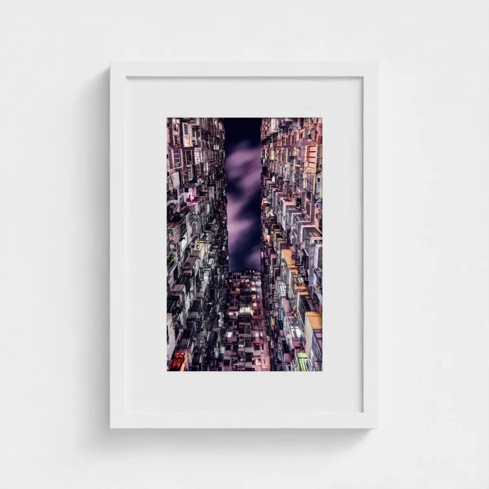 the-monster-building-size-a3-white-frame-&-mount-print.webp