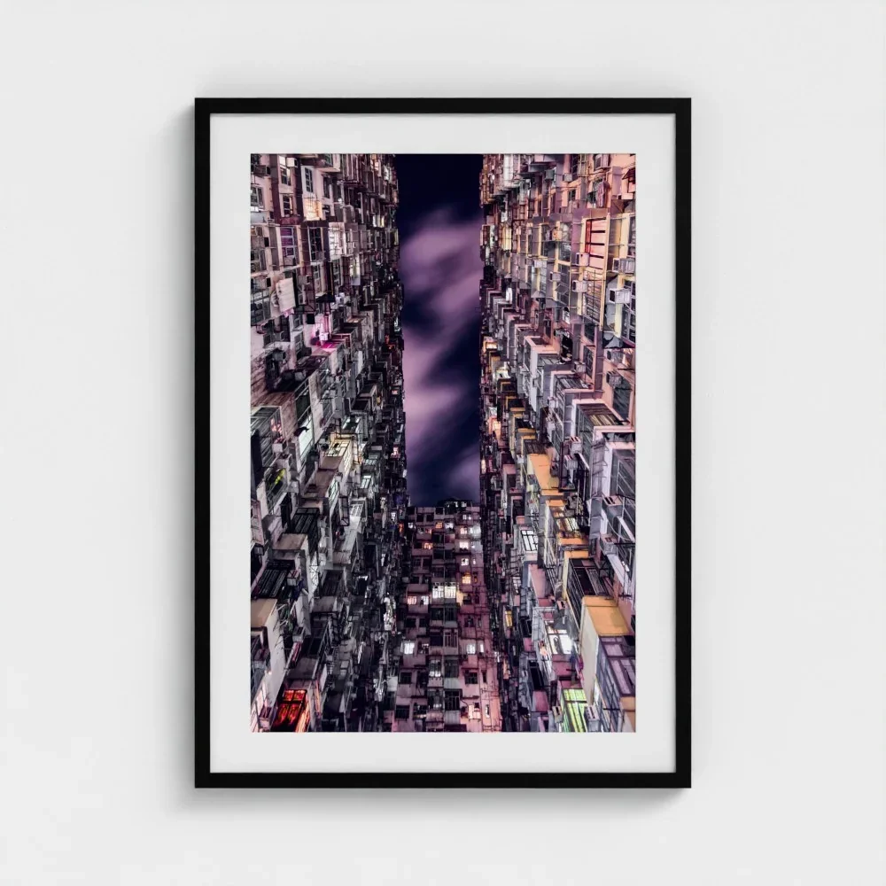 the-monster-building-size-a1-black-frame-&-mount-print.webp
