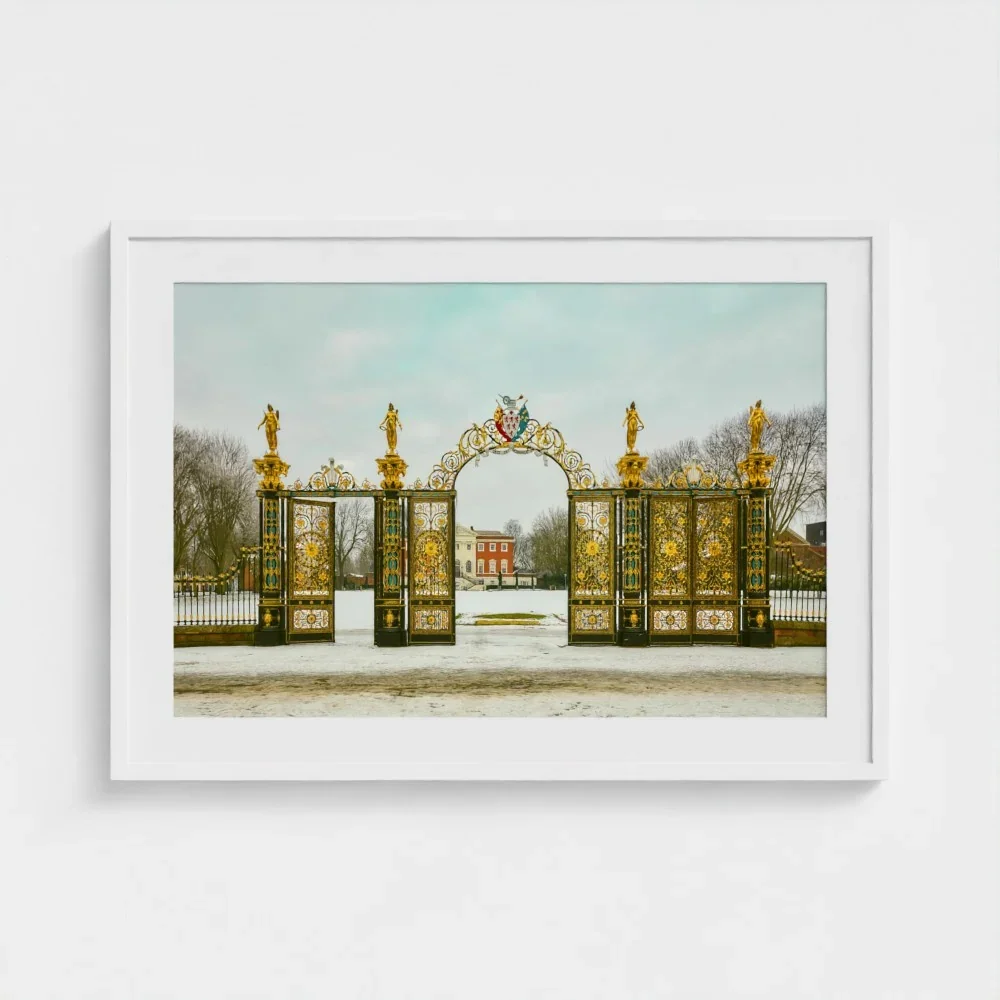warrington-golden-gates-size-a1-white-framed-&-mount-print.webp