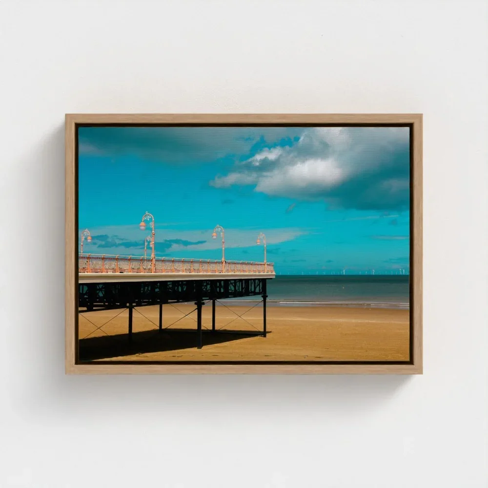 UK-colwyn-bay-victoria-pier-size-a3-wood-framed-canvas.webp