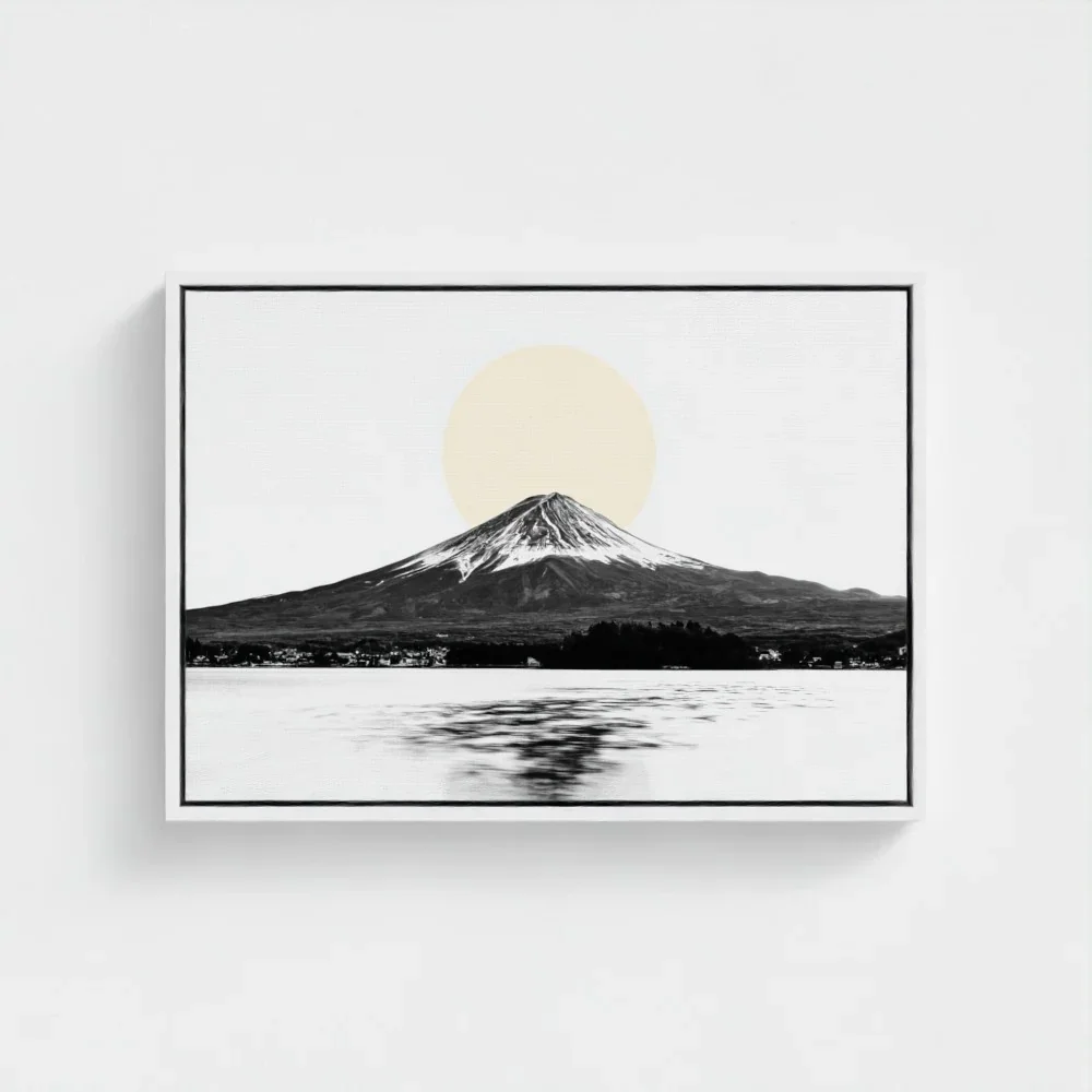 mount-fuji-&-lake-kawaguchiko-white-frame-canvas-a2.webp