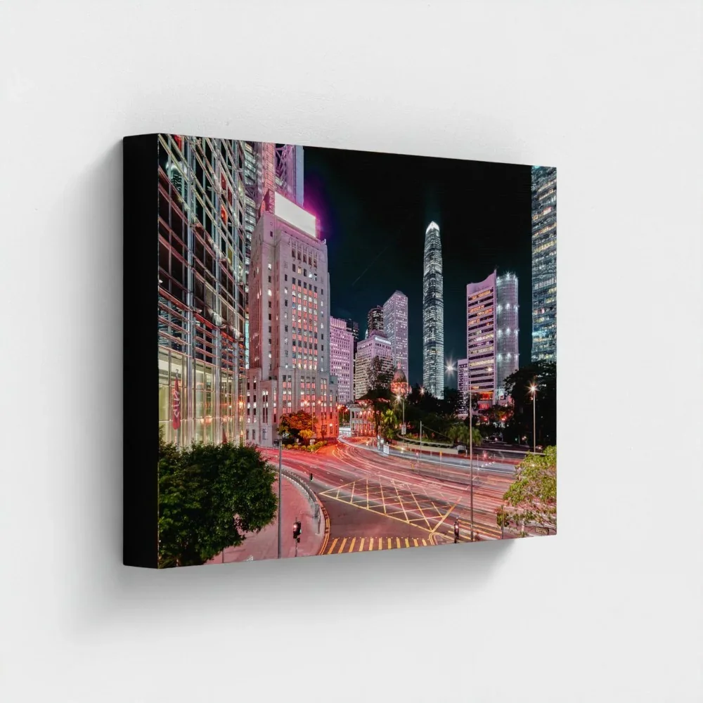 bank-street-hong-Kong-a3-canvas.webp