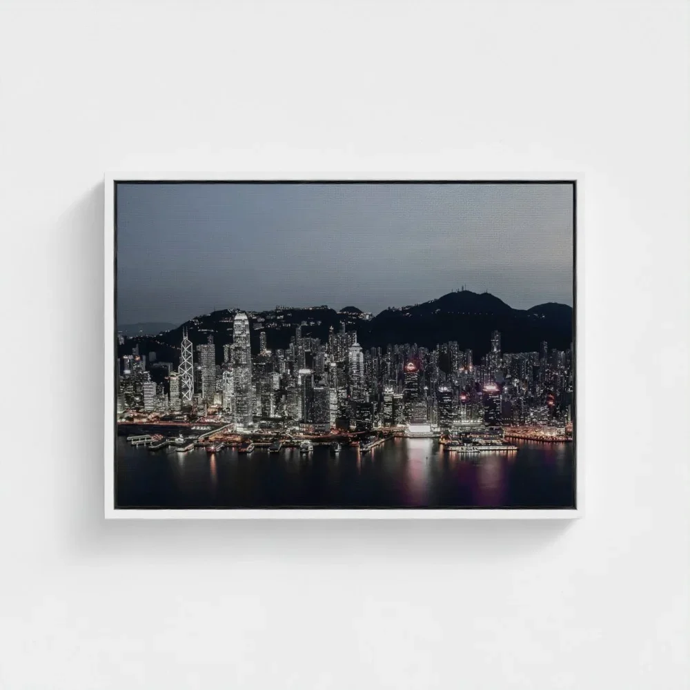 victoria-harbour-at-magic-hour-a2-white-framed-canvas.webp