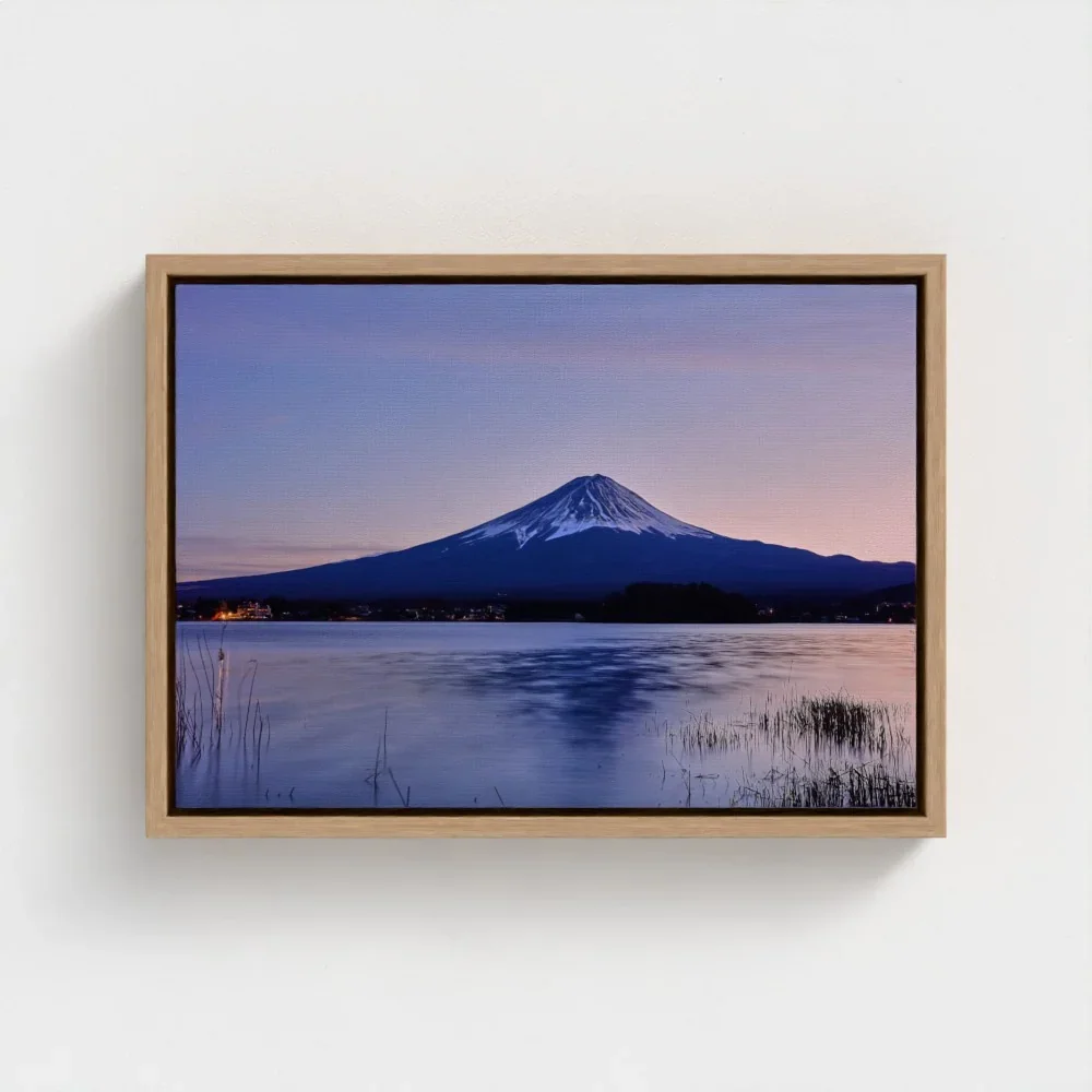 mount-fuji-from-lake-kawaguchiko-a3-wood-framed-canvas.webp
