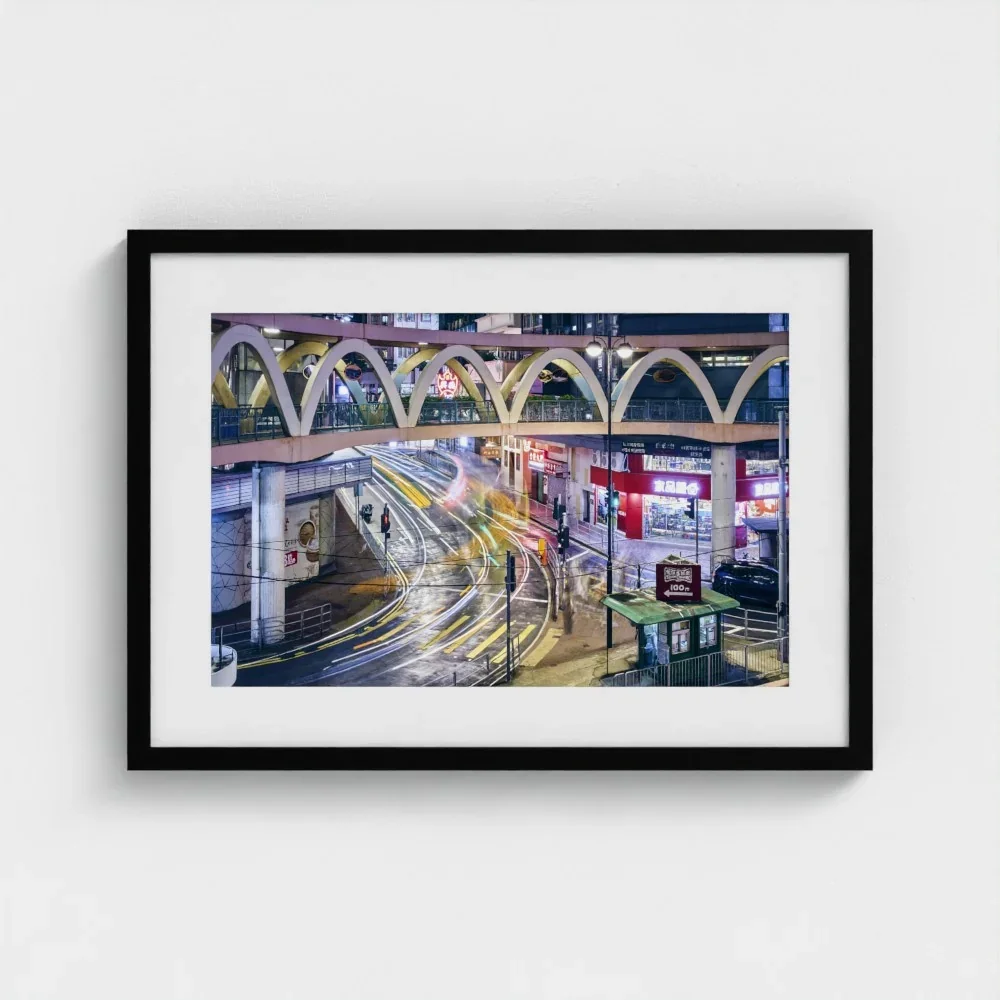 yee-wo-street-circular-footbridge-size-a2-black-framed-&-mount-print.webp
