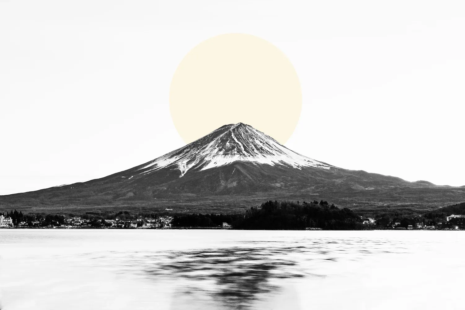 mt-fuji-kawaguchiko-lake-black-white-art-print.webp