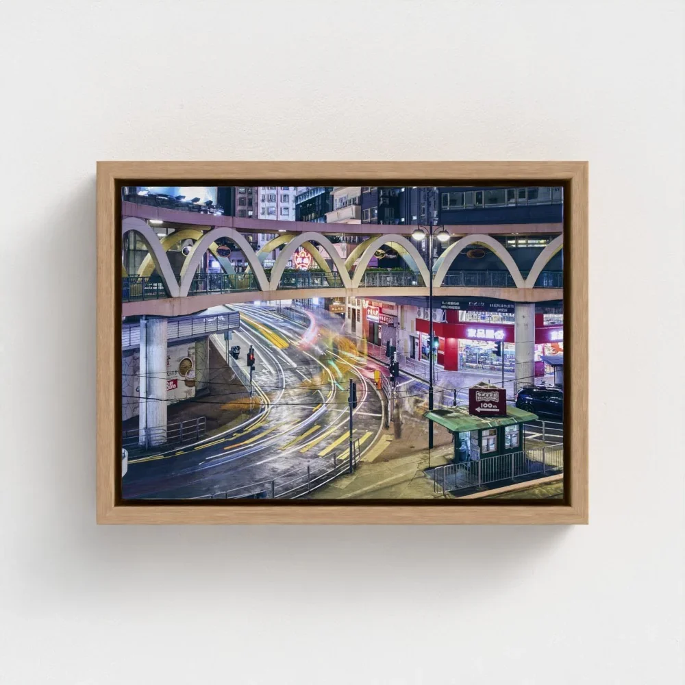 yee-wo-street-circular-footbridge-size-a4-wood-framed-canvas.webp
