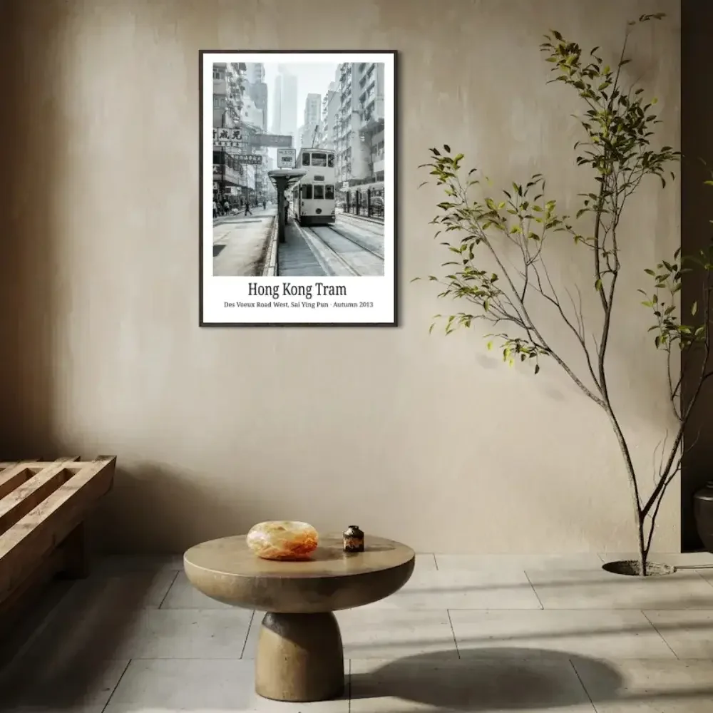 des-Voeux-Rd-west-sai-ying-pun-hong-kong -poster-on-wall.webp