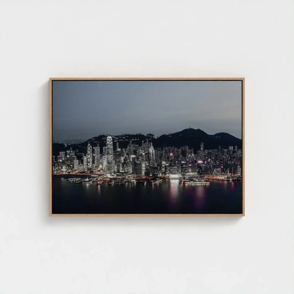 victoria-harbour-at-magic-hour-28x40-wood-framed-canvas.webp