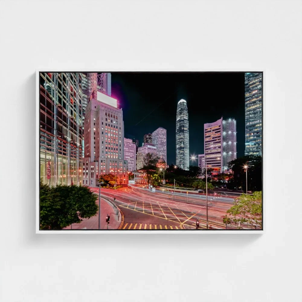 bank-street-hong-Kong-a1-float-white-frame-canvas.webp