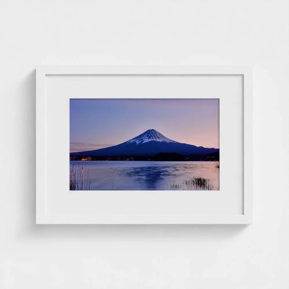 mount-fuji-from-lake-kawaguchiko-a3-white-framed-mount-print.webp