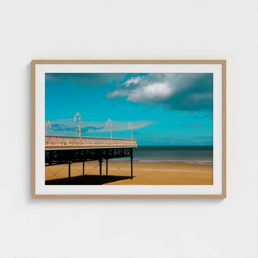 UK-colwyn-bay-victoria-pier-size-28x40-wood-framed-&-mount-print.webp