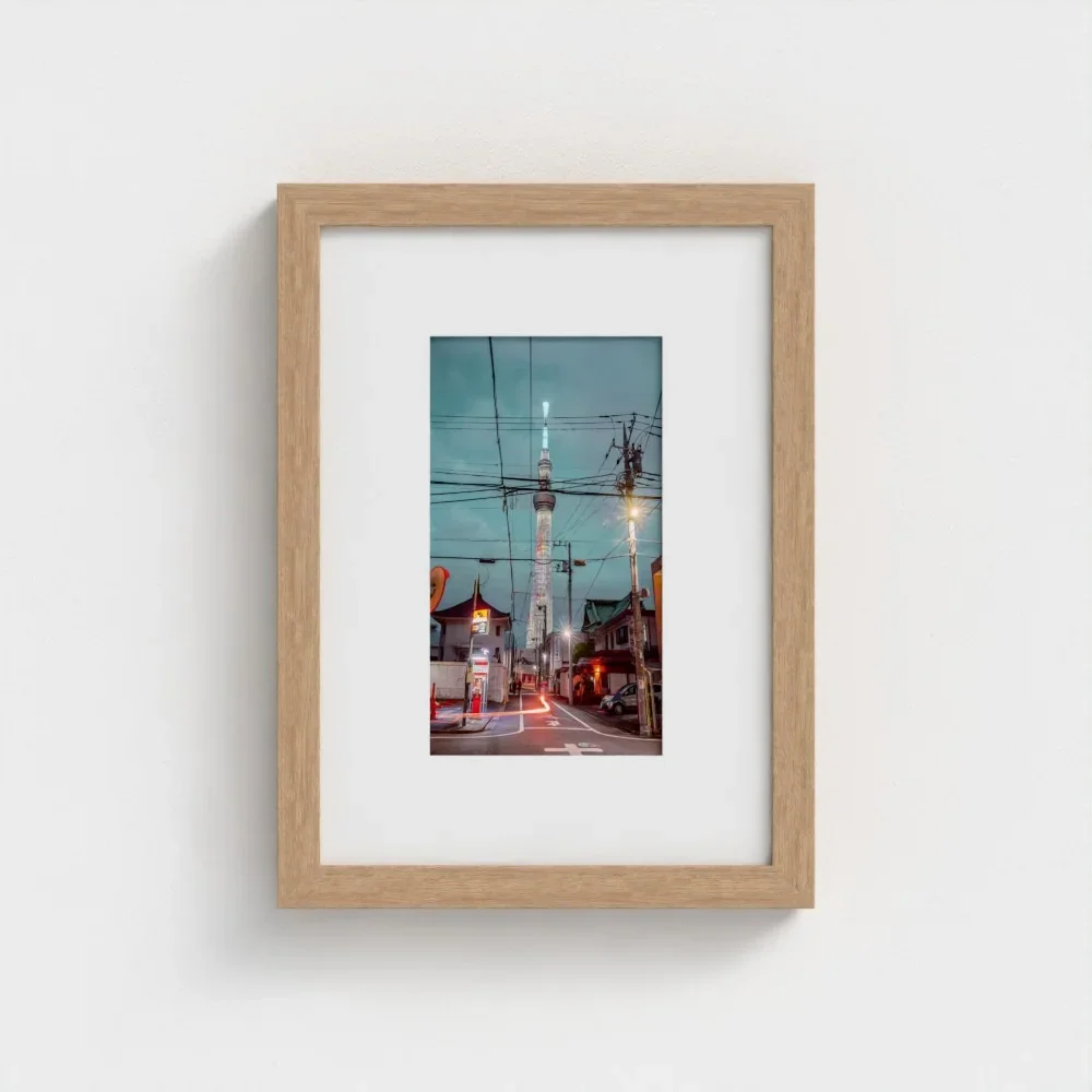 skytree-asakusa-tokyo-at-night-size-a4-wood-frame-&-mount-print.webp