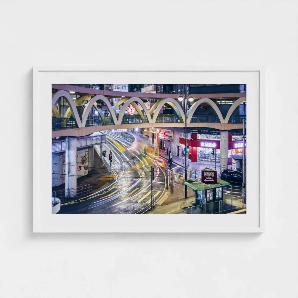 yee-wo-street-circular-footbridge-size-a1-white-wood-framed-&-mount-print.webp