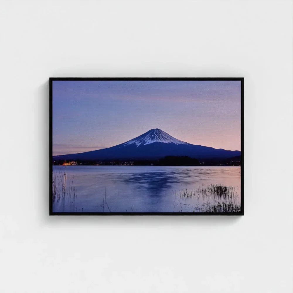 mount-fuji-from-lake-kawaguchiko-28x40-black-framed-canvas.webp