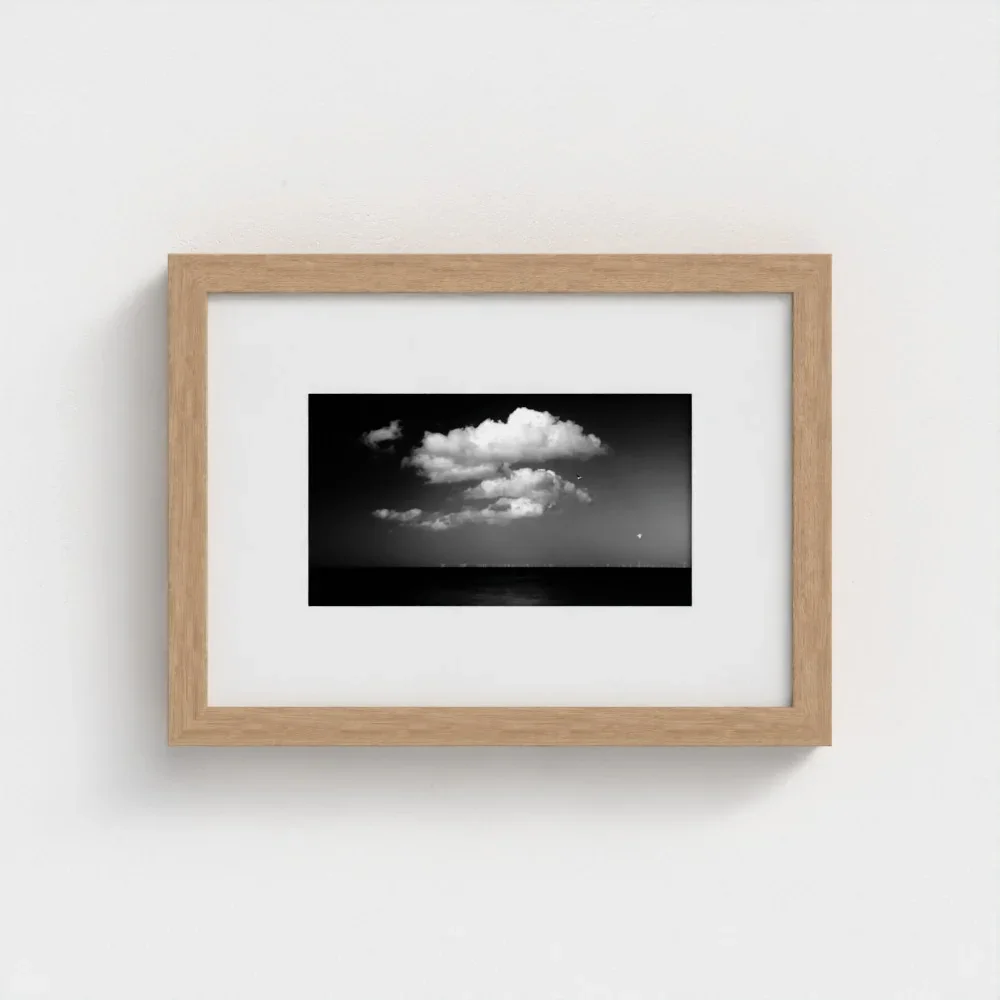 llandudno-promenade-north-wales-size-a4-wood-framed-&-mount-print.webp