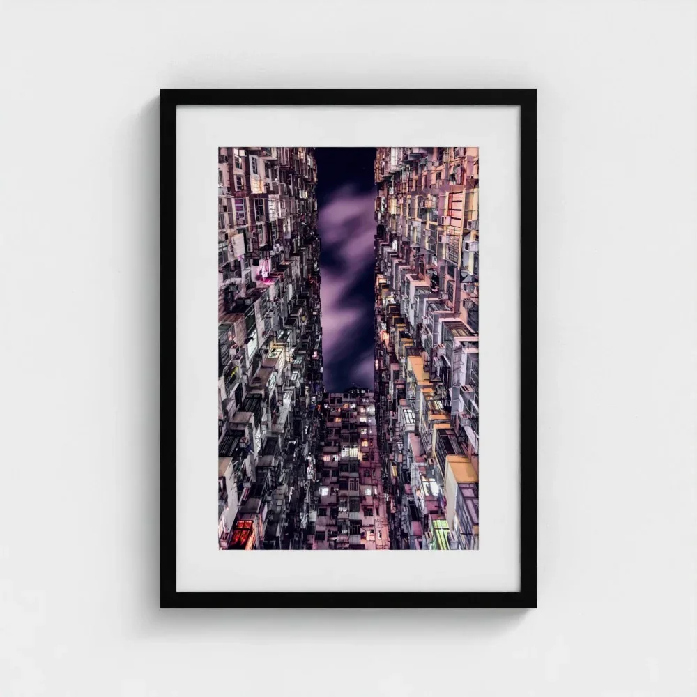 the-monster-building-size-a2-black-frame-&-mount-print.webp