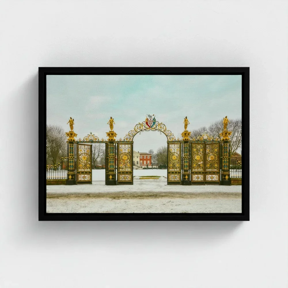 warrington-golden-gates-size-a3-black-framed-canvas.webp