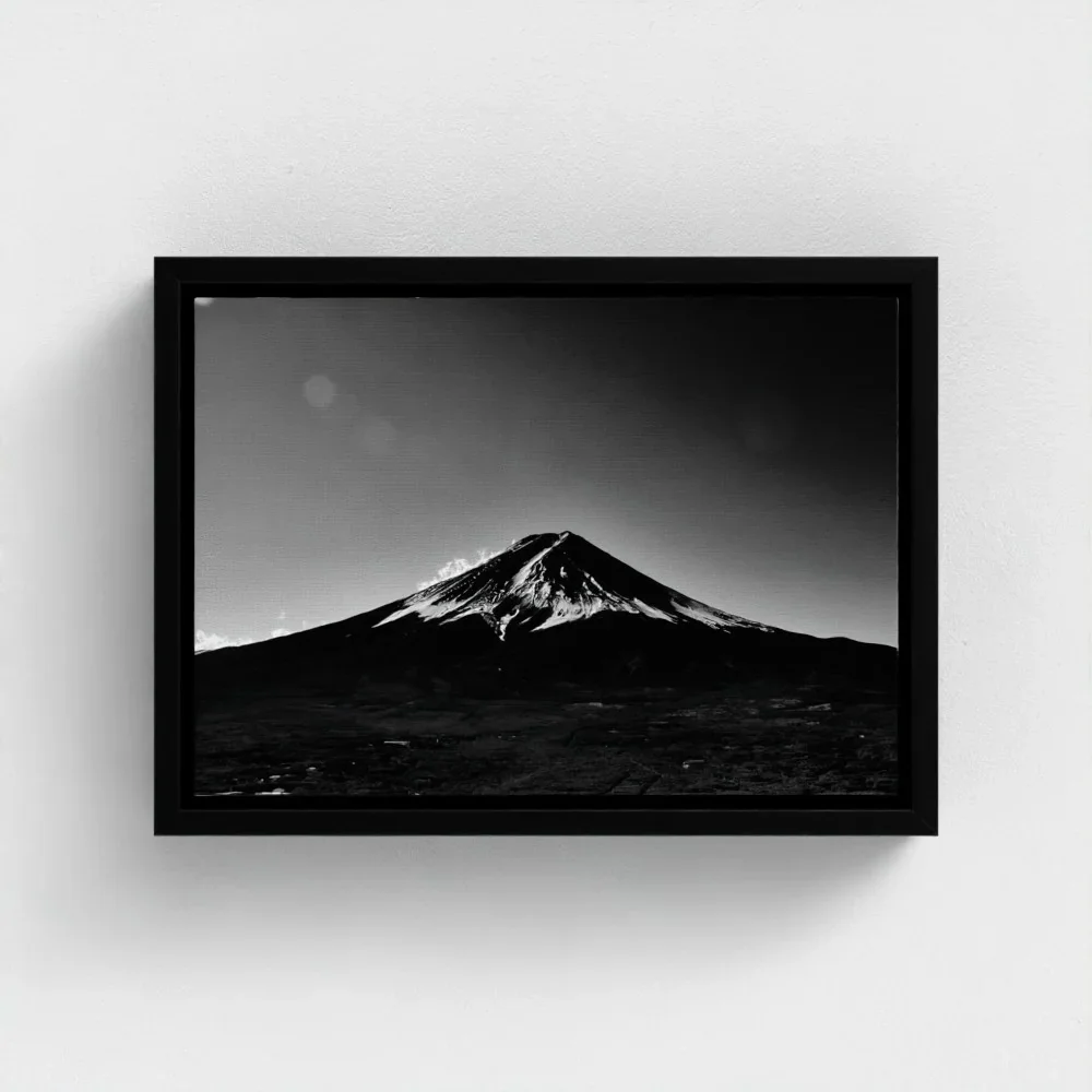 mount-fuji-japan-winter-a4-black-framed-canvas.webp
