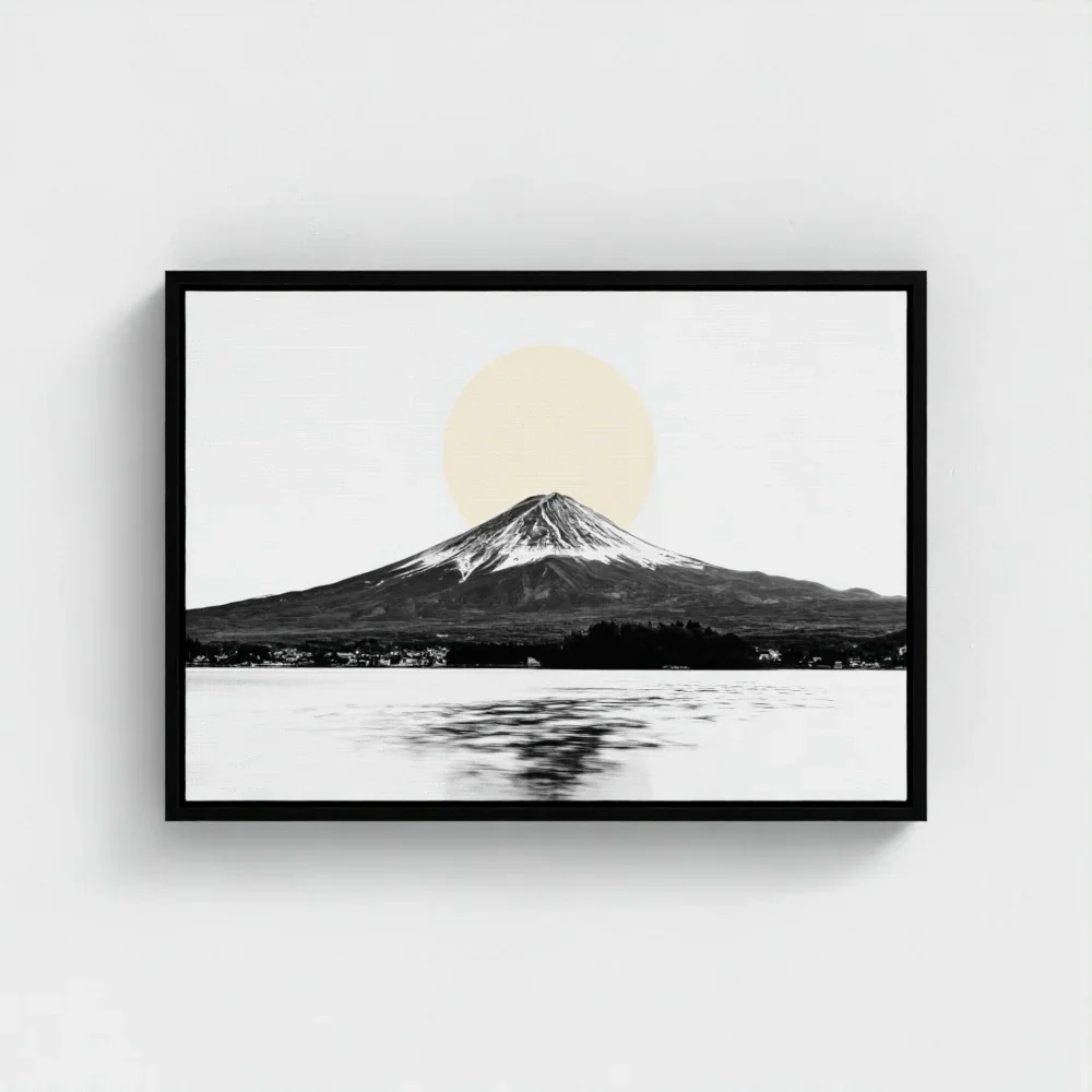 mount-fuji-&-lake-kawaguchiko-black-frame-canvas-a2.webp