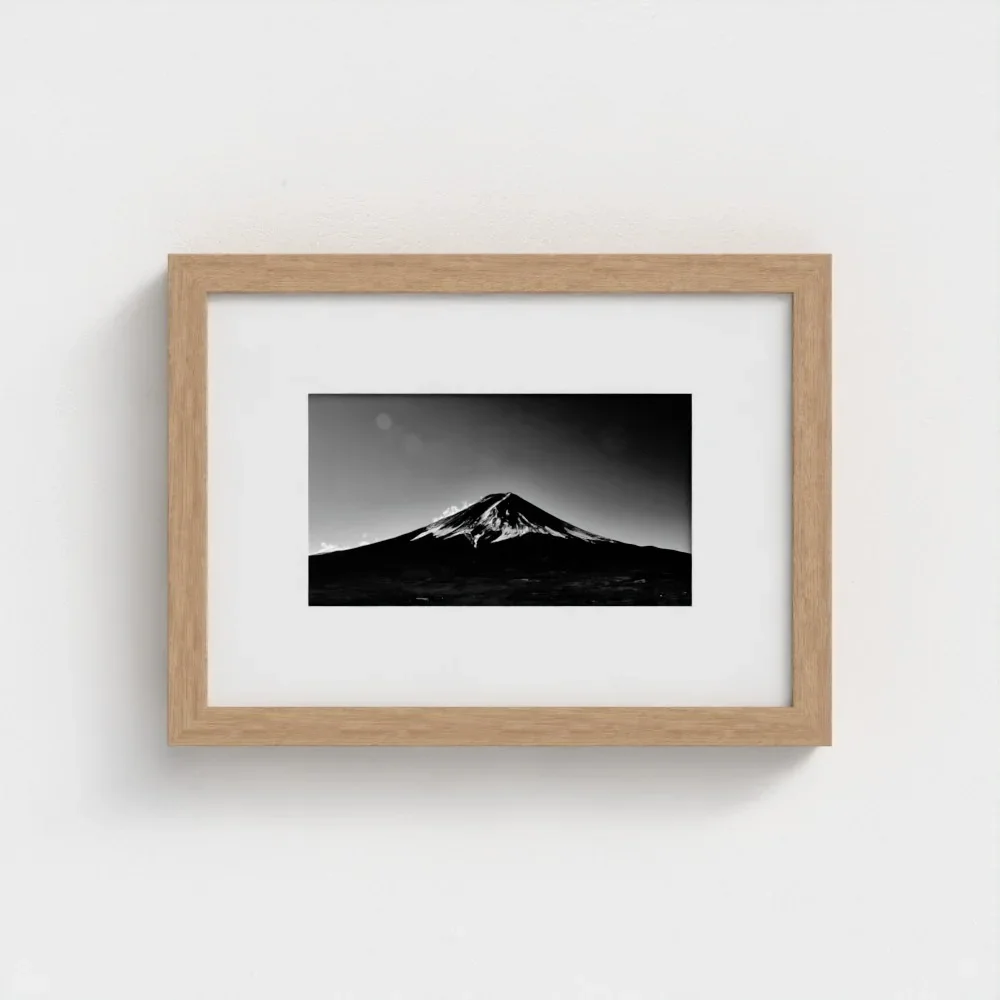 mount-fuji-japan-winter-a4-wood-framed-art-print.webp