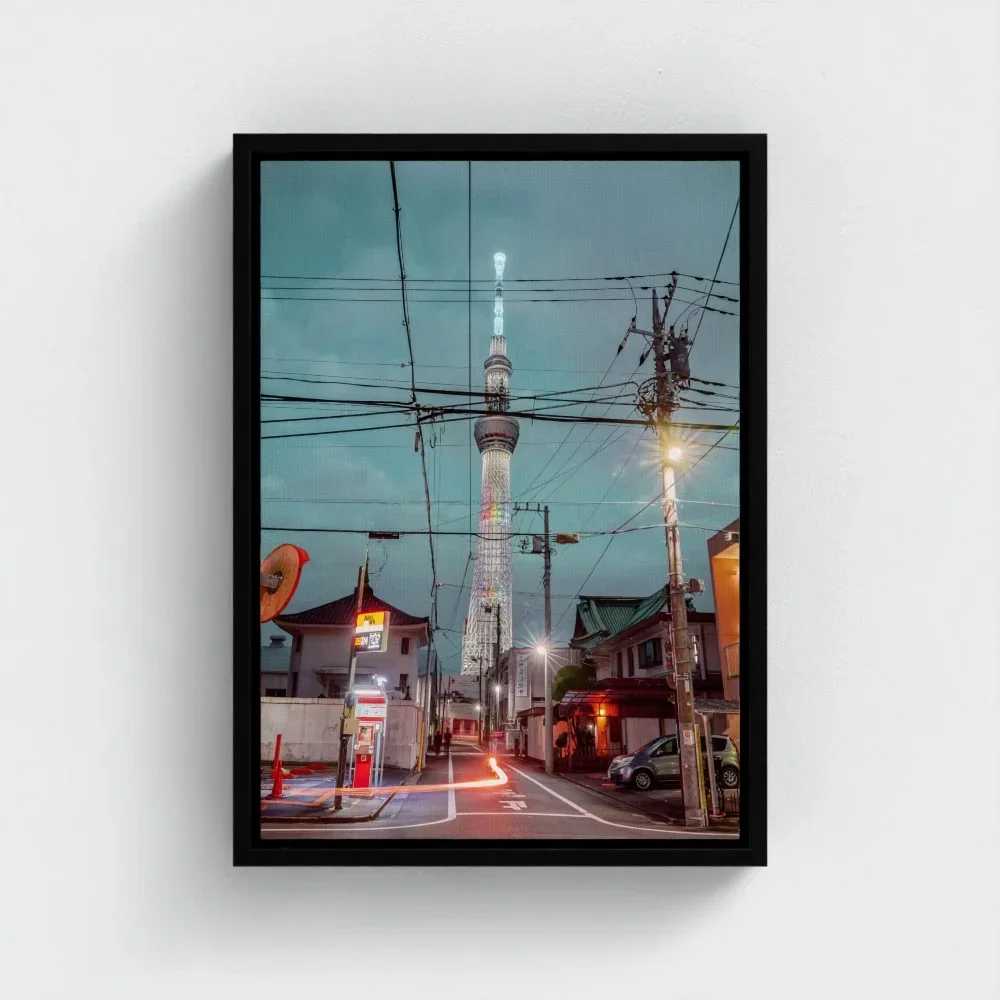 Skytree At Night, Asakusa,Tokyo, Urban Contrast Japan I Fine Art Print