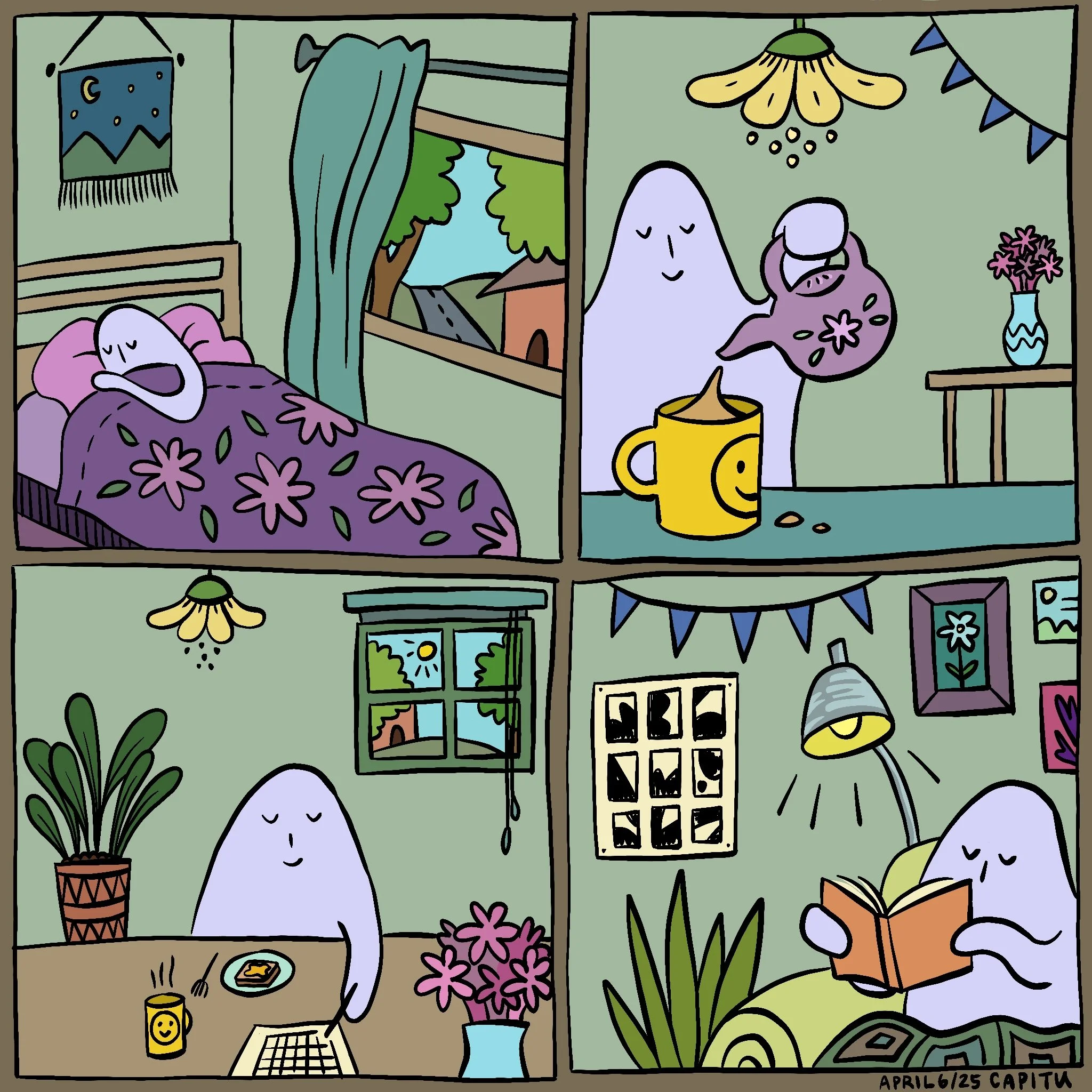 "Cozy day" April 6, 2025