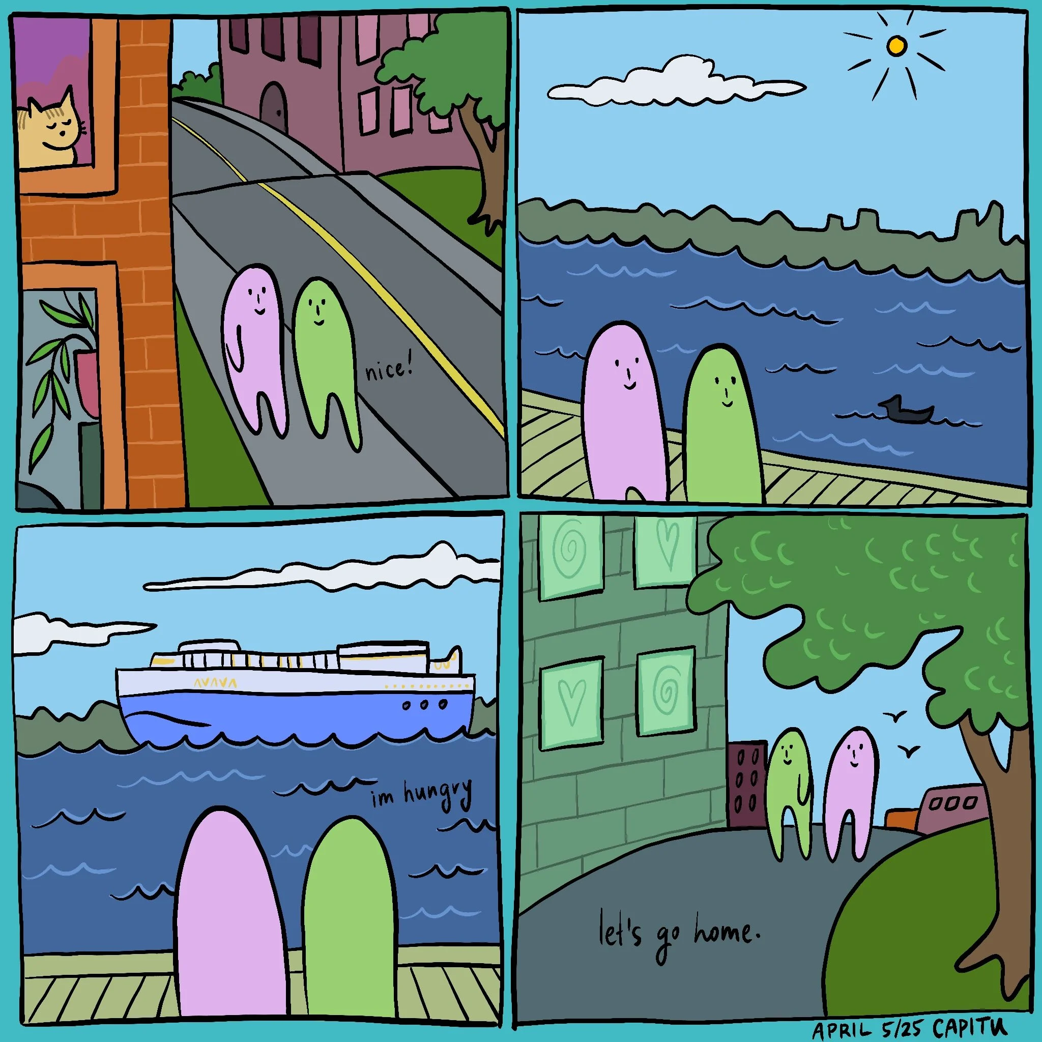 "Water walk" April 5, 2025