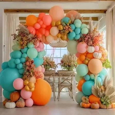 Automn Full Balloon Arch w/Accents