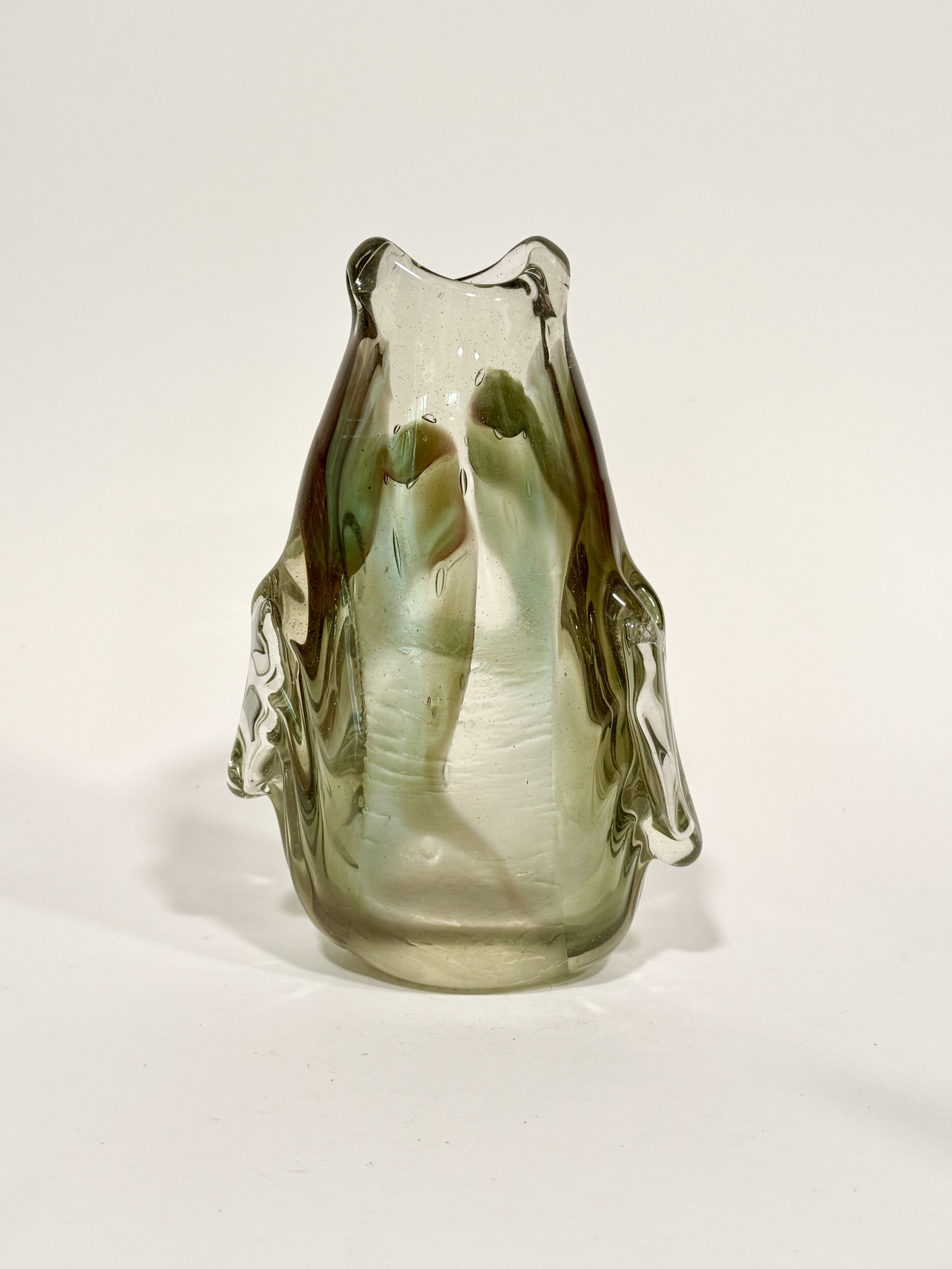 Vintage Robert Fritz Abstract Studio Freeform Vase c1970s California