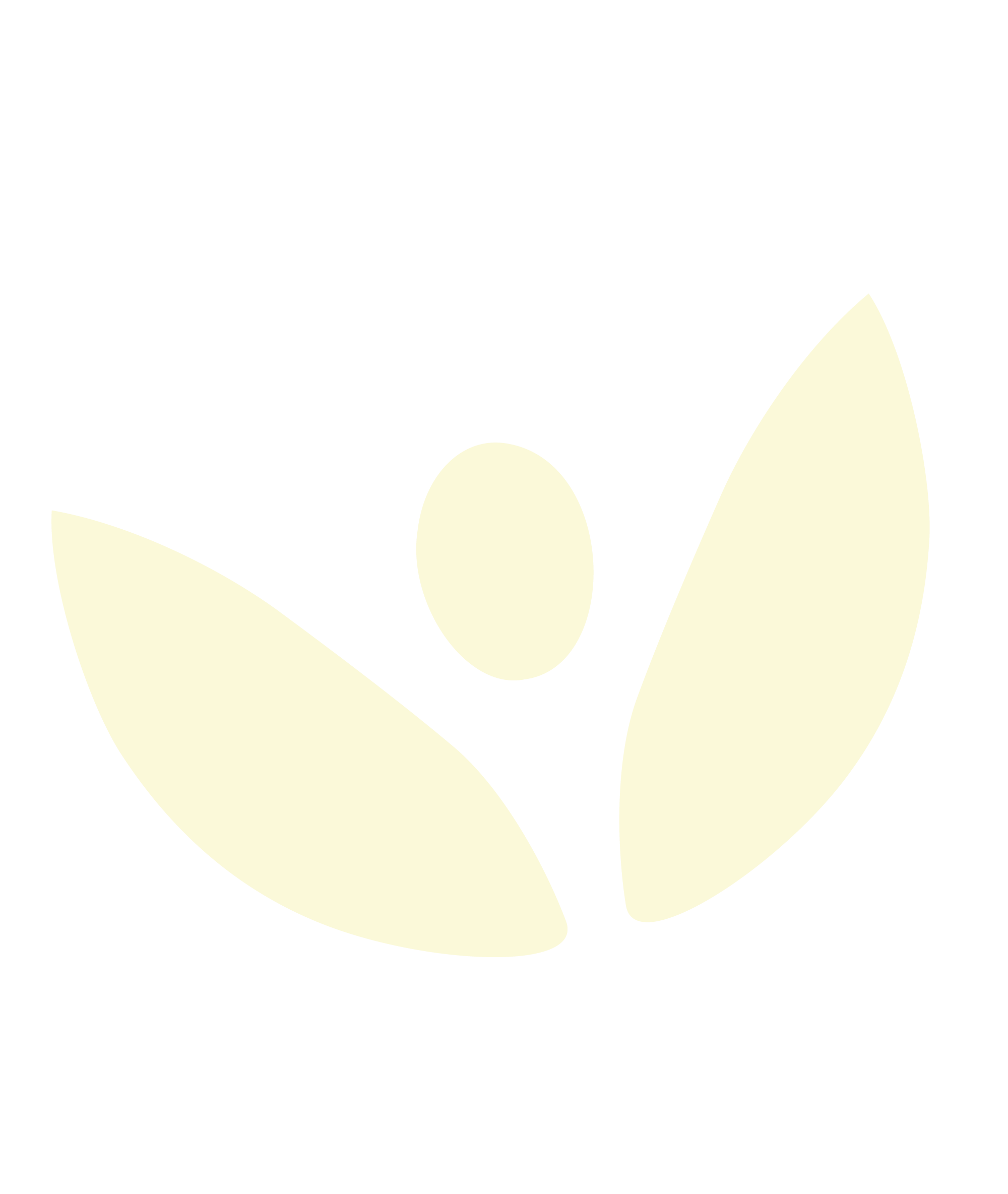 Illustration minimaliste d'une fleur avec des formes simples en beige clair.