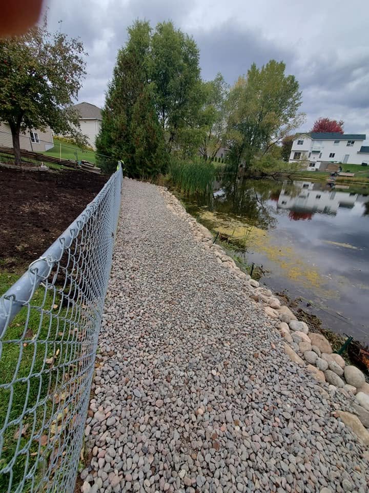 new rock installation completed