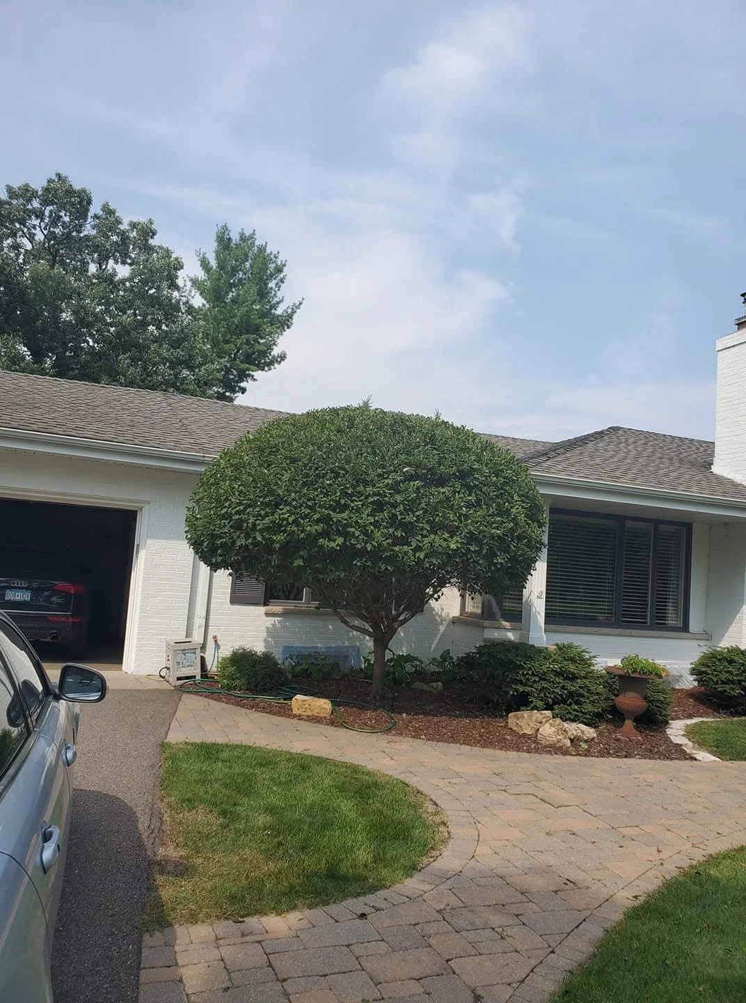 mulch and trimming 