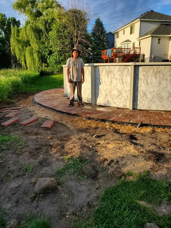 walkway installation