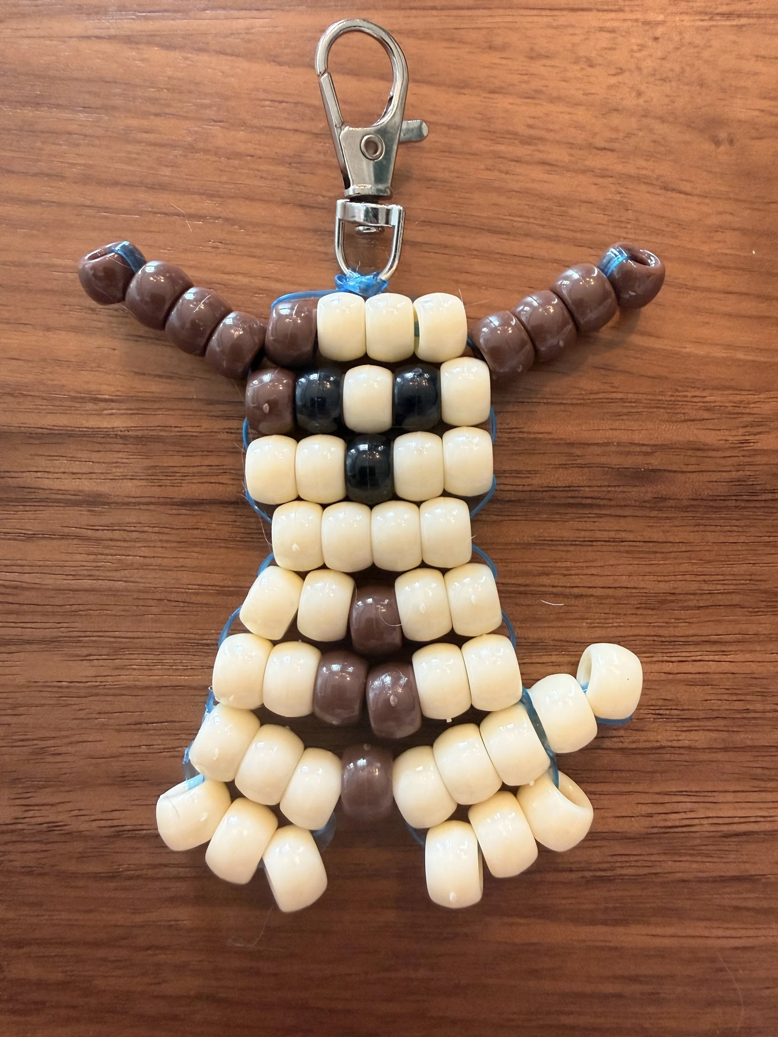 Naughty Puppy Kandi Keychain