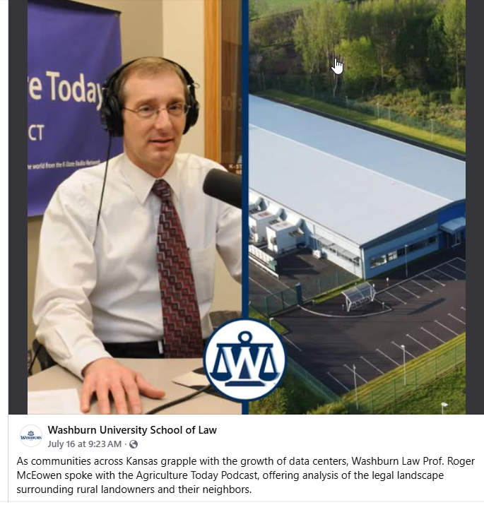 Legal and Property Rights Issues with Data Centers